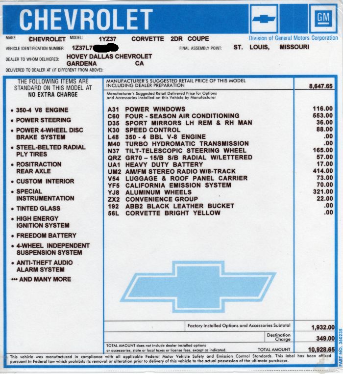 C3 Corvette